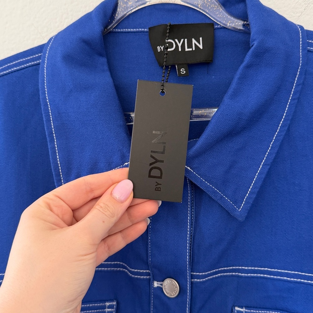 BY.DYLN Cooper Jacket In Cobalt - Picture 8 of 8